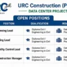URC Construction Recruitment 2026 – Data Center Project Jobs | Vizag & Mumbai
