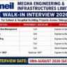 Megha Engineering & Infrastructures Limited Recruitment 2026 | Walk-In for School & Hospital Building Projects