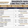 Bhagirath Narayan Constructions Recruitment 2026 | Multiple Industrial Project Jobs Across Maharashtra