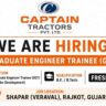 Captain Tractors Recruitment 2026 | Graduate Engineer Trainee (GET) – Vendor Development