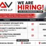 MAV Associates LLP Recruitment 2026 – Pavement, Quality & Bridge Engineer Jobs