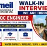 Megha Engineering Recruitment 2026 – Walk-in Interview for QA/QC Engineer (Water Supply Projects)