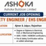 Ashoka Buildcon Recruitment 2026 – Safety Engineer / EHS Engineer Jobs for Railway Electrification & Metro Projects