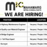 Mahamarg Infra Consultants Recruitment 2026 – Highway Engineer, Quality, Bridge & QS Jobs