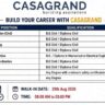 Casagrand Recruitment 2026 – Walk-In Interview for Civil, MEP, Planning, QA/QC & Safety Jobs