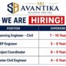 Sri Avantika Recruitment 2026 – Planning, MEP & Civil Engineer Jobs in Hyderabad