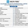 Kalpataru Projects International Limited Hiring 2026 – 110 Vacancies for Dam & Hydropower Projects | Overseas