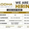 Lodha Group Hiring 2026 – MEP Engineer, Civil Supervisor, EHS & QA/QC Jobs in Pune