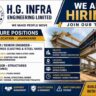 H.G. Infra Engineering Hiring 2026 – Structure Engineer, Casting Yard & Piling Supervisor Jobs in Jharkhand
