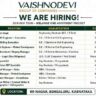 Vaishnodevi Group Jobs 2026 – Project Head, QA/QC, QS, MEP & Sales Vacancies in Bengaluru
