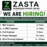 Zasta Enterprises Jobs 2026 – MEP Engineer, Civil Engineer, Project Manager & QS Planning Vacancies in Hyderabad
