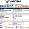 Vaichal Group Walk-In Interview 2026 – Project Manager, Civil Engineer, Safety & Planning Jobs