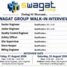 Swagat Group Walk-In Interview 2026 – Senior Engineer, Civil, Safety & Billing Jobs in Ahmedabad