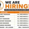 Simar Infrastructures Jobs 2026 – BTG Erection Power Plant Vacancies