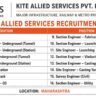 Kite Allied Services Recruitment 2026 – Multiple Civil & Infrastructure Jobs in Maharashtra