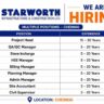 Starworth Infrastructure & Construction Recruitment 2026 – Multiple Jobs in Chennai