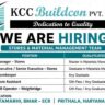 KCC Buildcon Recruitment 2026 – Railway Infrastructure & Stores Jobs