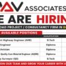 MAV Associates LLP Recruitment 2026 – Road & Highway Project Jobs in Goa