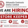 Ahluwalia Contracts (India) Limited Hiring 2026 – Store Keeper Job in Mumbai