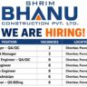 Shrim Bhanu Construction Recruitment 2026 – QA/QC, Project & Site Engineering Jobs in Mumbai