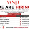 WSP India Recruitment 2026 – Engineer, Senior Engineer, BIM & Mechanical Jobs