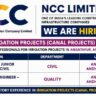 NCC Limited Recruitment 2026 – Civil & Quality Engineer Jobs for Irrigation Projects