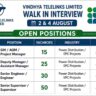 Vindhya Telelinks Walk In Interview – RDSS Power Distribution Projects across Kerala and Tamil Nadu