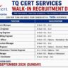 TQ Cert Services Walk-In Drive 2026 | TATA Enterprise Hiring for Engineering & Construction Professionals in Hyderabad