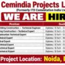 Cemindia Projects Limited Recruitment 2026 – High-Rise Building Jobs in Noida