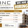 Bhagirath Narayan Constructions Recruitment 2026 – Engineer, Quality, Planning & Safety Jobs