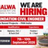 Malwa Infracon Recruitment 2026 – WTG Foundation Civil Engineer Jobs for Freshers | PAN India
