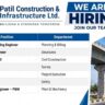 Patil Construction & Infrastructure Hiring 2026 – Planning, Billing, Structure, Safety & Civil Jobs