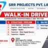 SRR Projects Recruitment 2026 – 67 Vacancies for Highway, Pipeline, Structure & QA/QC Jobs | Walk-In Hyderabad