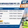 A B Infrasolutions Recruitment 2026 – Surveyor, Project Manager & Store Jobs in Andhra Pradesh & Rajasthan