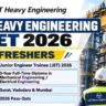 L&T Heavy Engineering JET 2026 Recruitment – Junior Engineer Trainee for Diploma Engineers