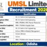 UMSL Limited Recruitment 2026 – QS, Billing, HR, Procurement, Project Manager & Accounts Jobs in Odisha