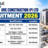 URC Construction Recruitment 2026 – Data Center Jobs in Navi Mumbai | QA/QC, Contracts, Safety, MEP & Logistics Vacancies
