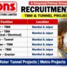 Afcons Infrastructure Recruitment 2026 – TBM & Tunnel Jobs in Mumbai and Jaipur | Operator, Foreman, Electrician & Mechanic Vacancies