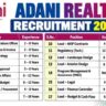 Adani Realty Recruitment 2026 – 17 Vacancies | QS, Billing, Civil Contracts, MEP, Design, Finance & PMO Jobs
