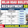 Milan Road Buildtech LLP Recruitment 2026 – Safety, Site, Planning, Billing & QA/QC Jobs in Bangalore