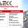 EKK Infrastructure Recruitment 2026 – QS, Planning Engineer, Billing Engineer, BBS Engineer & Draughtsman Jobs