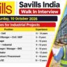 Savills India Recruitment 2026: Walk-In Drive for Project Management Jobs in Bengaluru