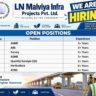 LN Malviya Infra Projects Recruitment 2026 – Highway, Survey, QS & ATMS Jobs in Ghaziabad