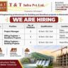 T&T Infra Ltd Recruitment 2026 – Project Manager & Billing Engineer Jobs in Maharashtra