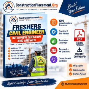 Freshers Civil Engineer Interview Question And Answer