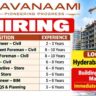 Navanaami Projects Recruitment 2026 – Civil, Store, BIM & QS Planning Jobs in Hyderabad & Bangalore