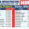SA Infrastructure Consultants Recruitment 2026 – Railway Jobs in Guntur-Bibinagar | Civil, P.Way, Electrical & S&T