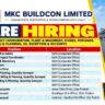 MKC Buildcon Recruitment 2026 – 26+ HR, Project, QS, Billing, Accounts & Plant Jobs in Delhi & UP
