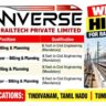 Sannverse Railtech Recruitment 2026 – Billing & Planning Jobs for Civil Engineers in Tamil Nadu & Karnataka