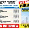 Kalpataru Projects International Limited Recruitment 2026 – UAE Transmission Line Jobs | Walk-In Interview in Abu Dhabi